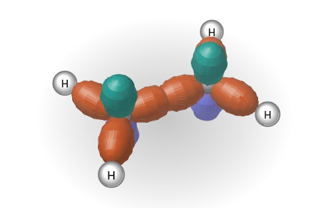 Hybrid orbitals: Mix s and p (and d) orbitals into hybrids, then bond them: σ head-on, π side by side.