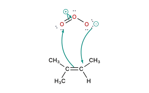 Ozonolysis: Ozone snips a double bond in half and hands back two carbonyl compounds.